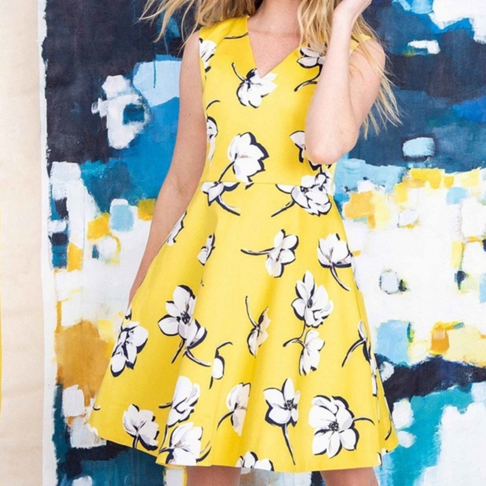 DRAPER JAMES Summer Floral Love Circle Dress